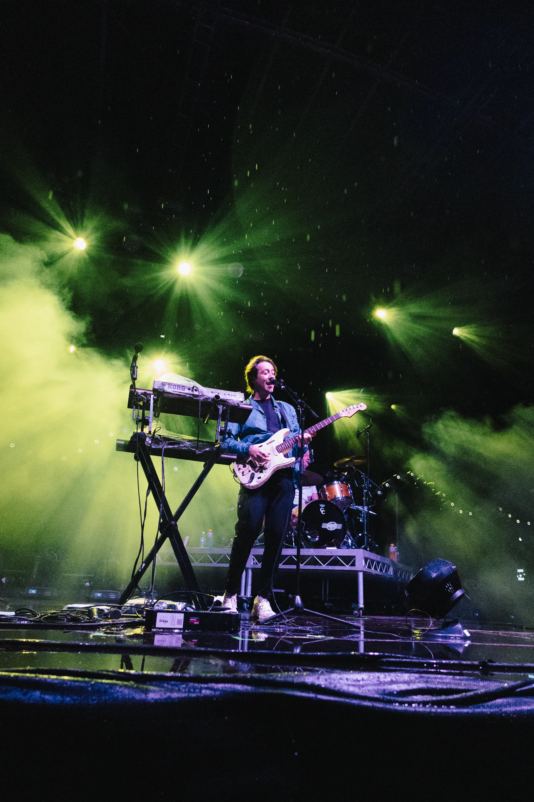 The Wombats performing at Summersalt at Fremantle Prison